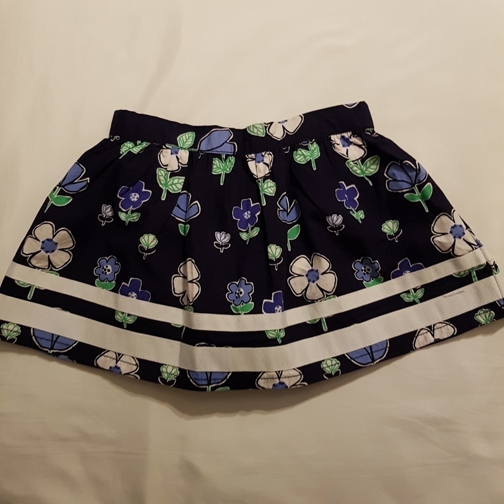Gymboree girls size 2T Spring Prep line skirt with diaper cover New
